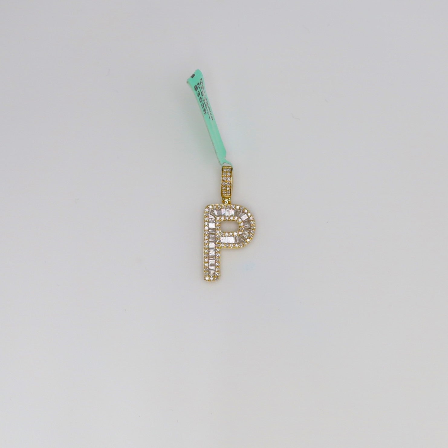 Diamond Letter P Pendant