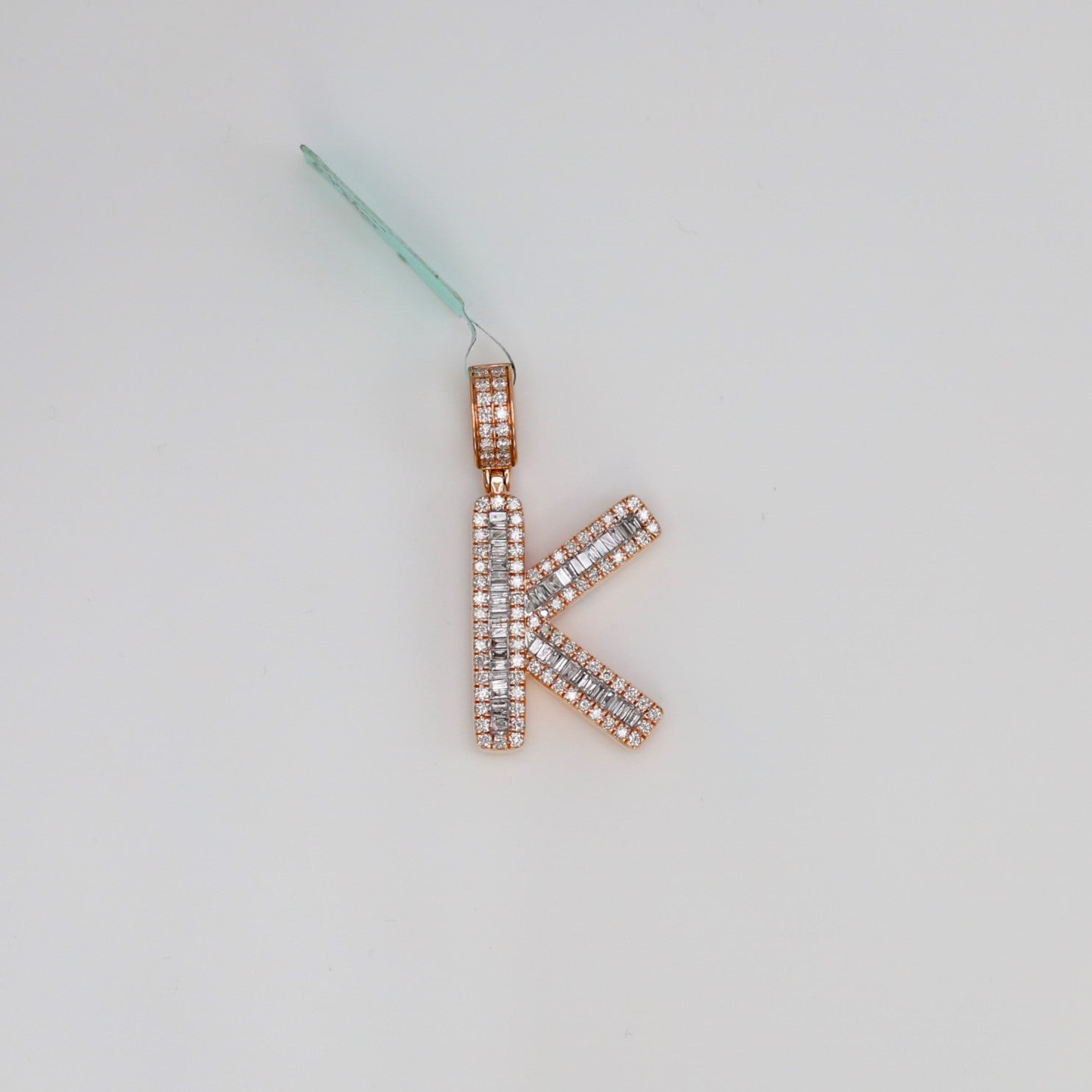 Diamond Letter K Pendant