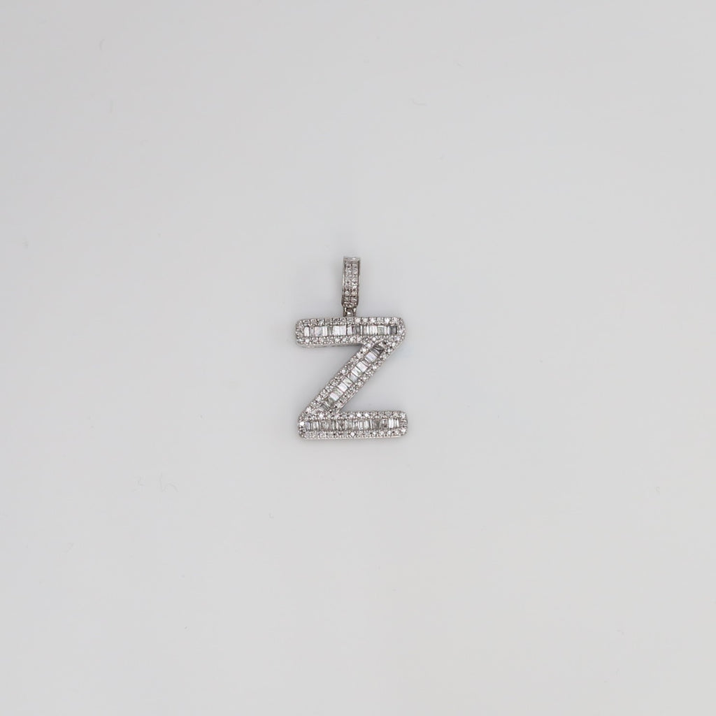Diamond Letter Z Pendant