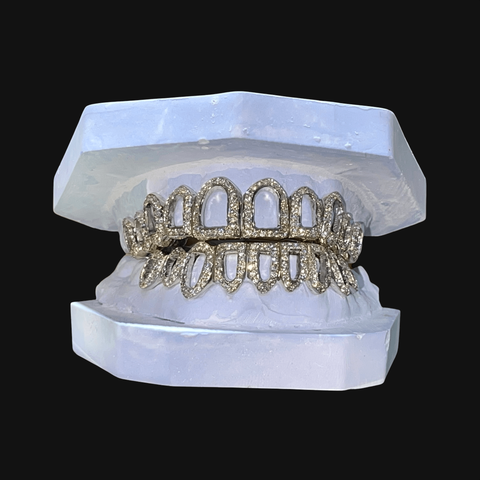 Open Face Diamond Set Grillz