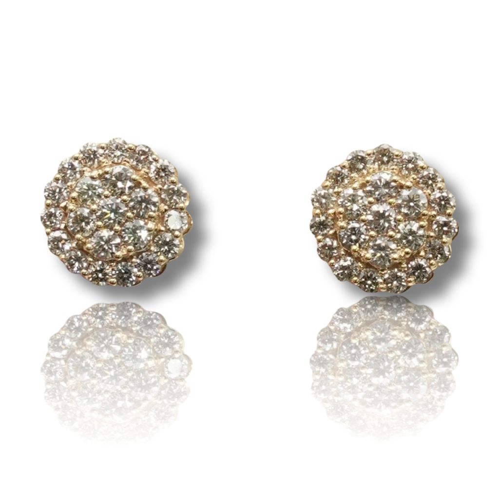 Flower Diamond Earring