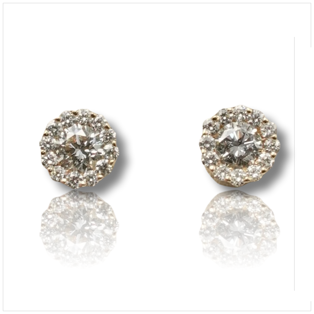 Circle Diamond Earring