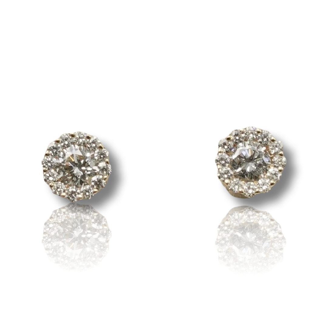 Circle Diamond Earring