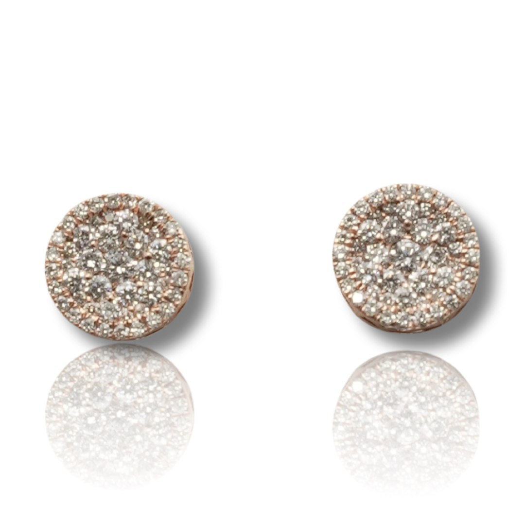 Circle Diamond Earring