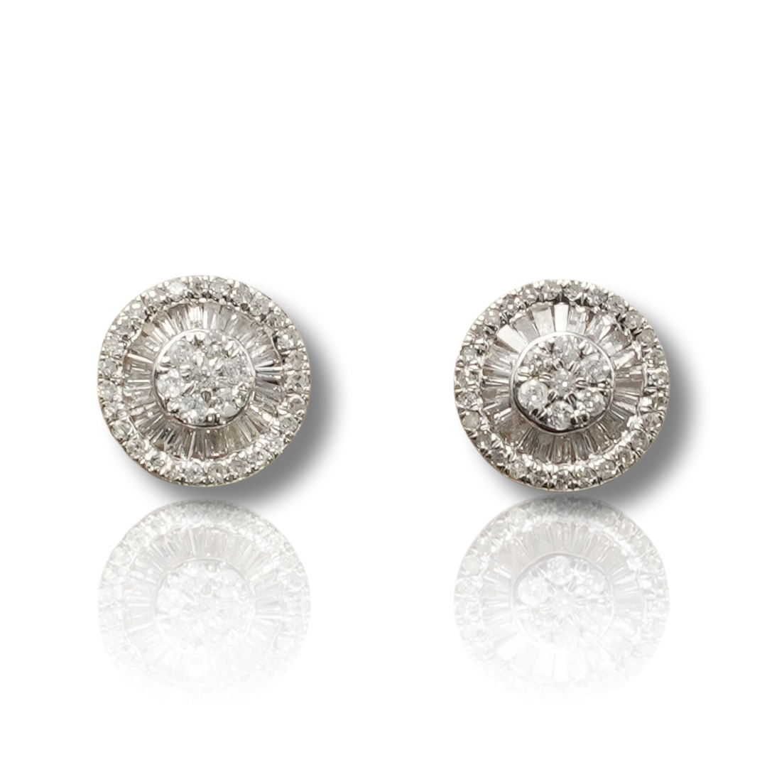 Circle Diamond Earring