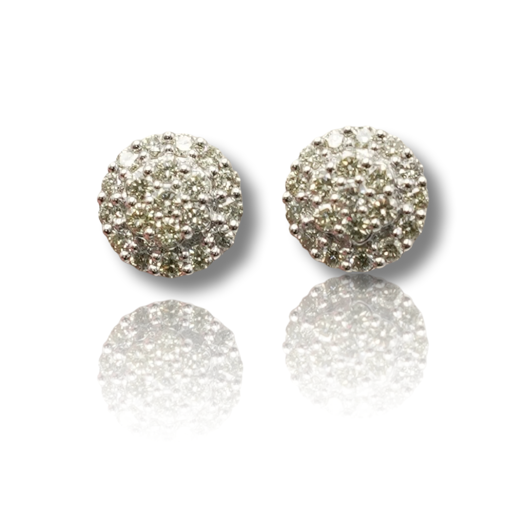 Circle Diamond Earring