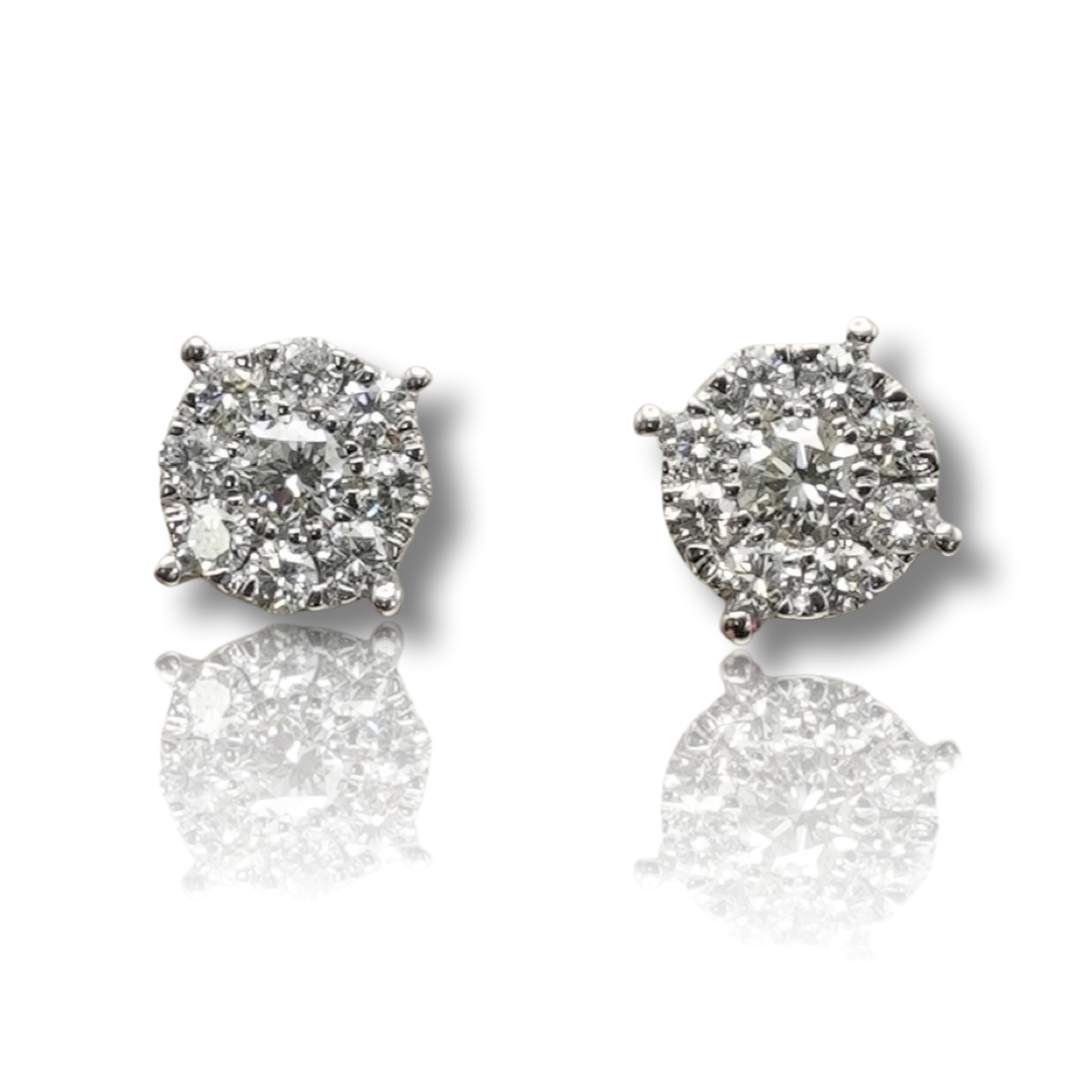 Cluster Diamond Earring