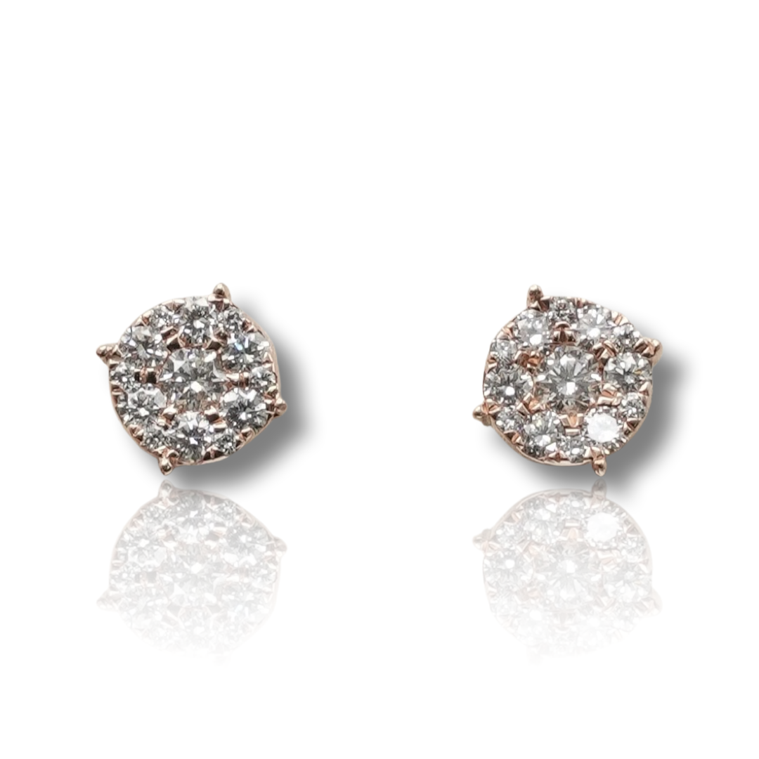 Circle Diamond Earring