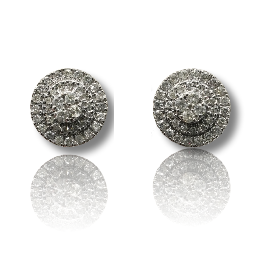 Circle Diamond Earring