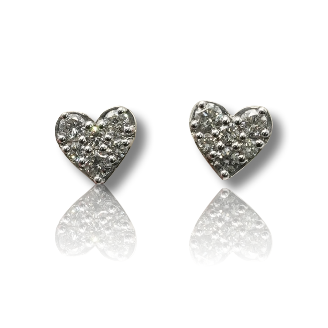 Heart Diamond Earring