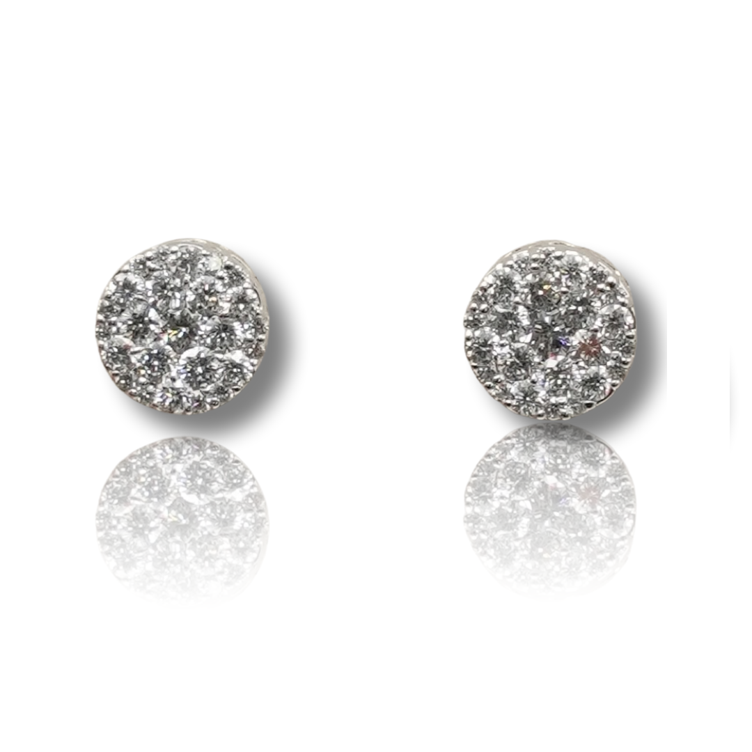 Circle Diamond Earring