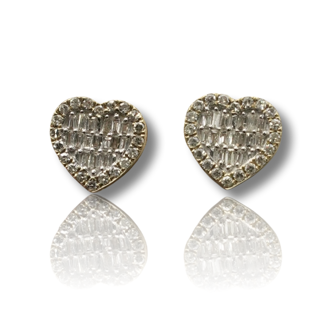 Heart Diamond Earring