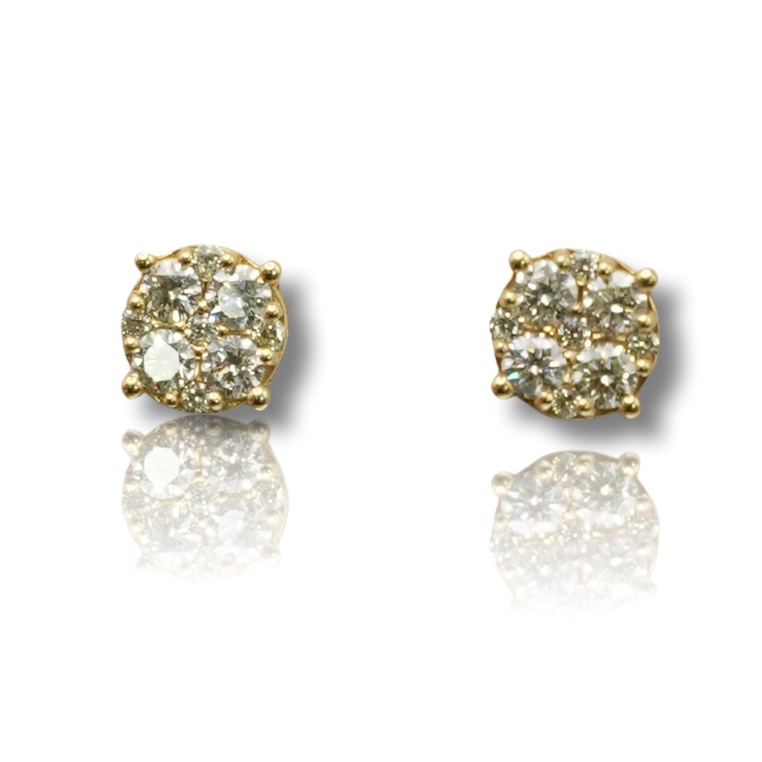 Cluster Diamond Earring