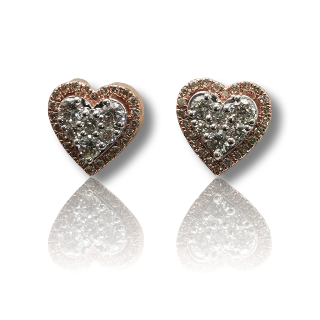 Heart Diamond Earring