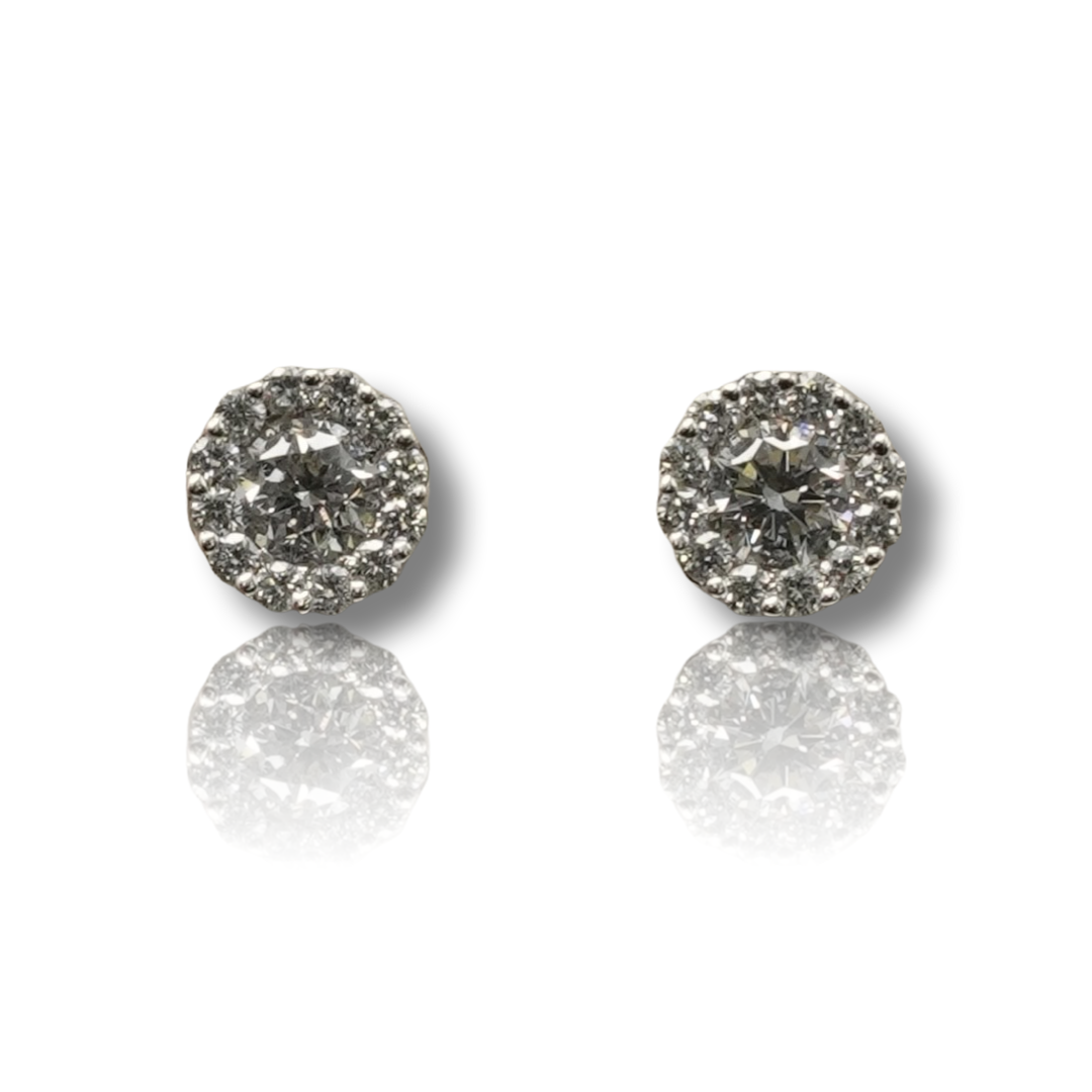 Circle Diamond Earring