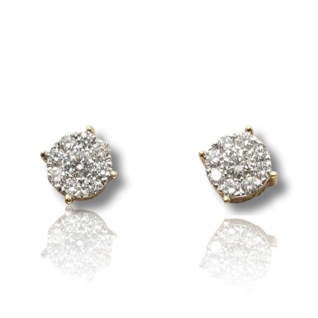 Circle Diamond Earring