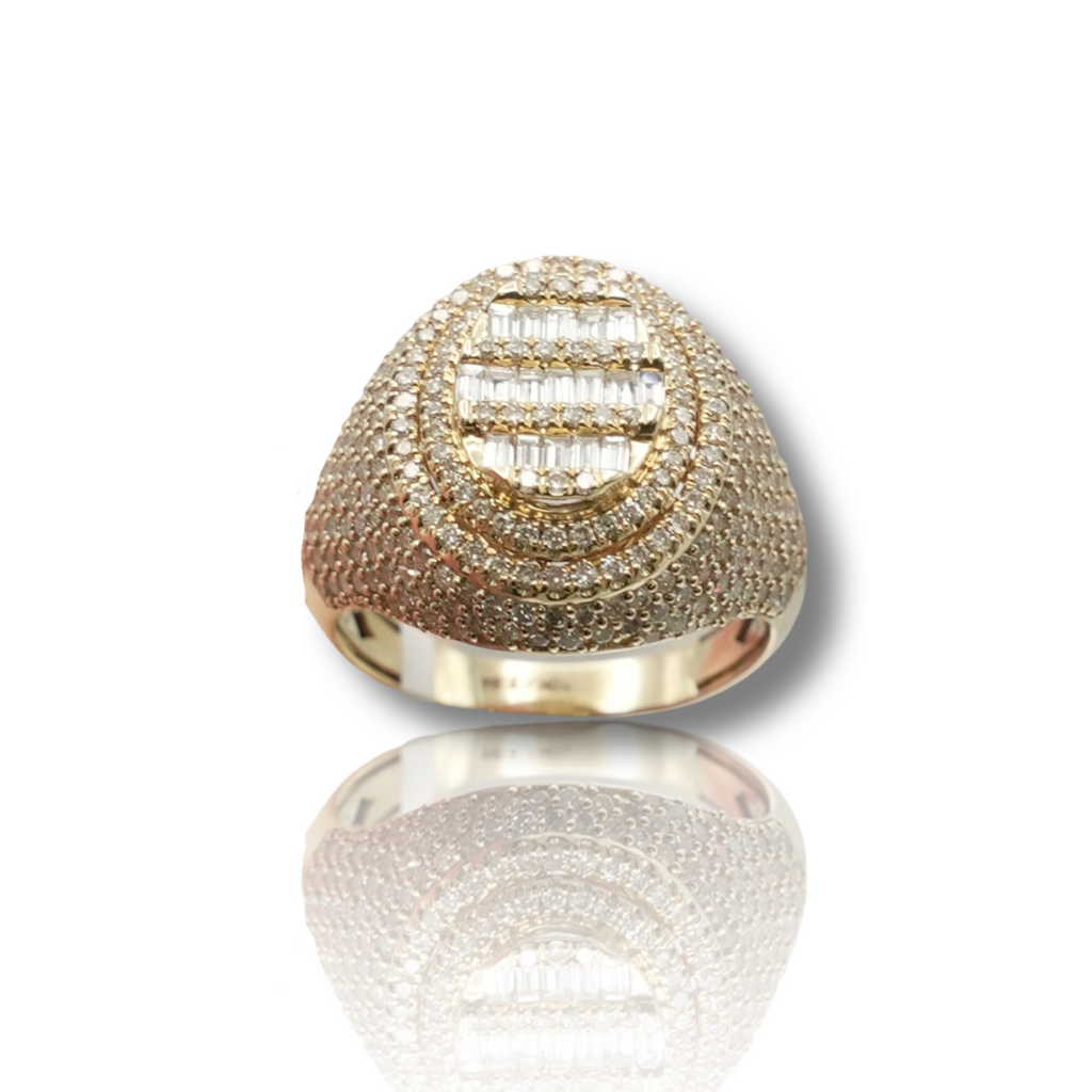 Oval Top Diamond Ring
