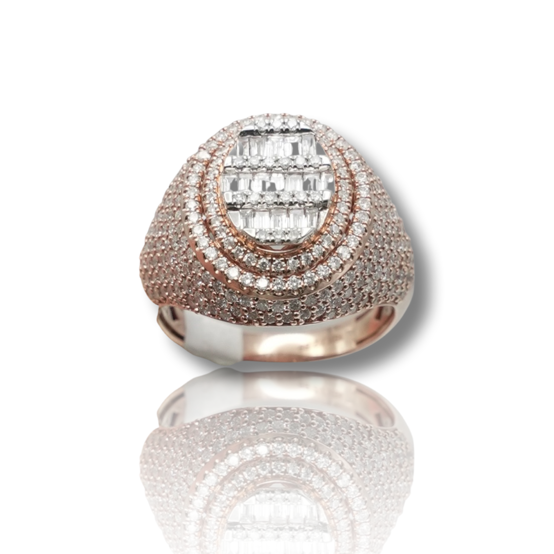 Oval Top Diamond Ring