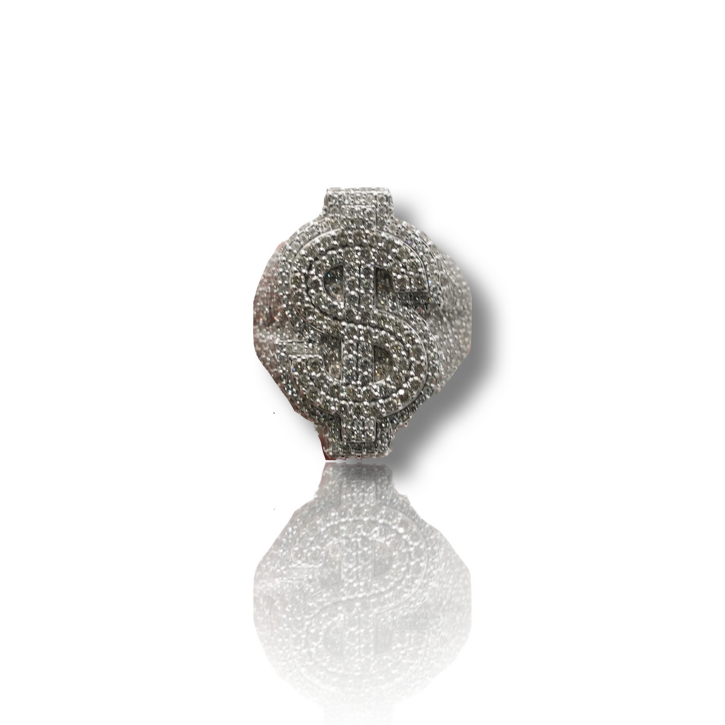 Dollar ($) Sign Diamond Ring