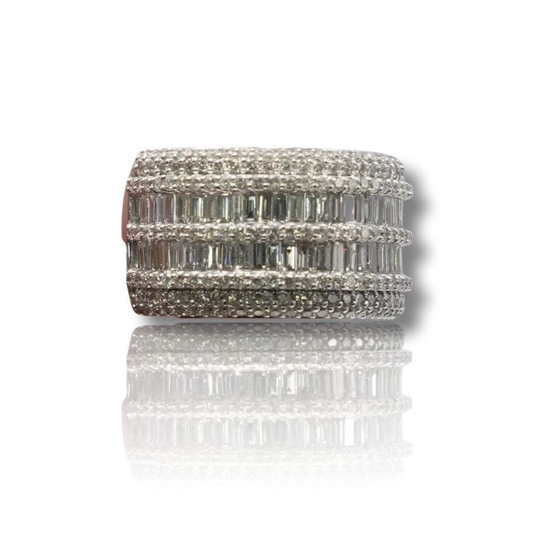 Men's Baguette Diamond Band