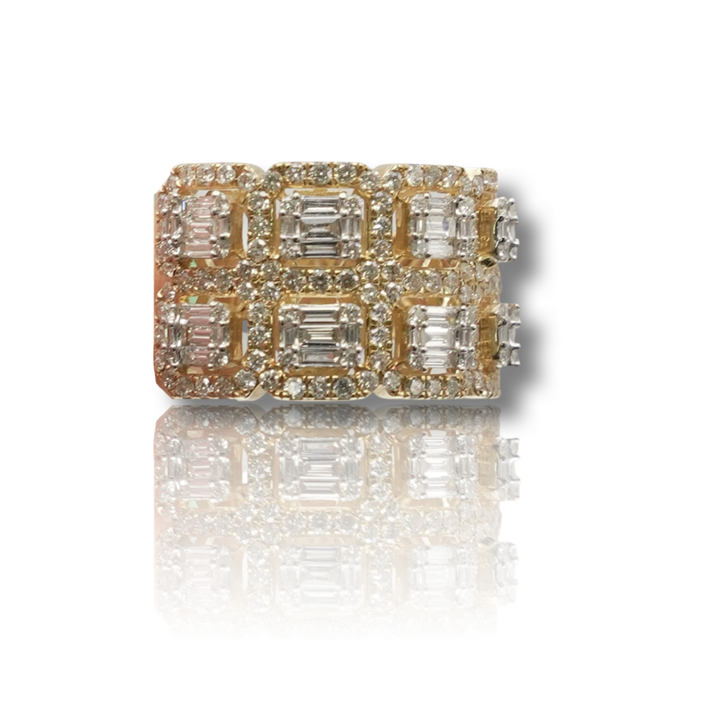 Men's Baguette Diamond Band