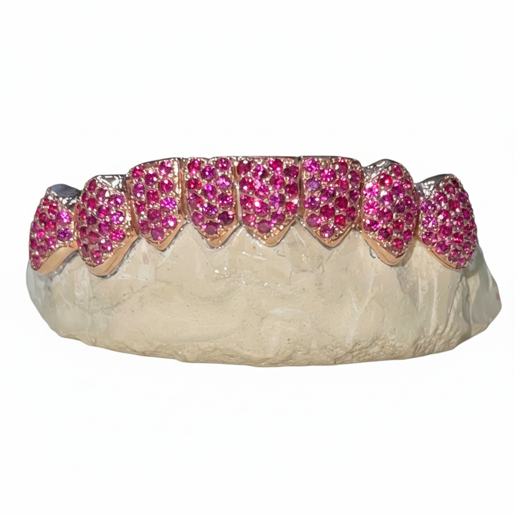 Custom Gemstone Set Grillz